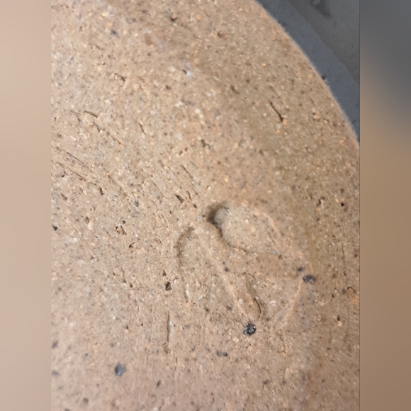 Vintage Signed Studio Art Pottery Stoneware Oil Lamp Hurricane Mystery Artist - Picture 5 of 6